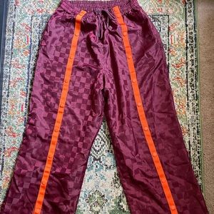 Fenty x puma track pants red and orange large